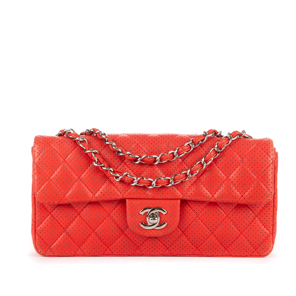 Chanel Handbags - Chanel East West Perforated Flap